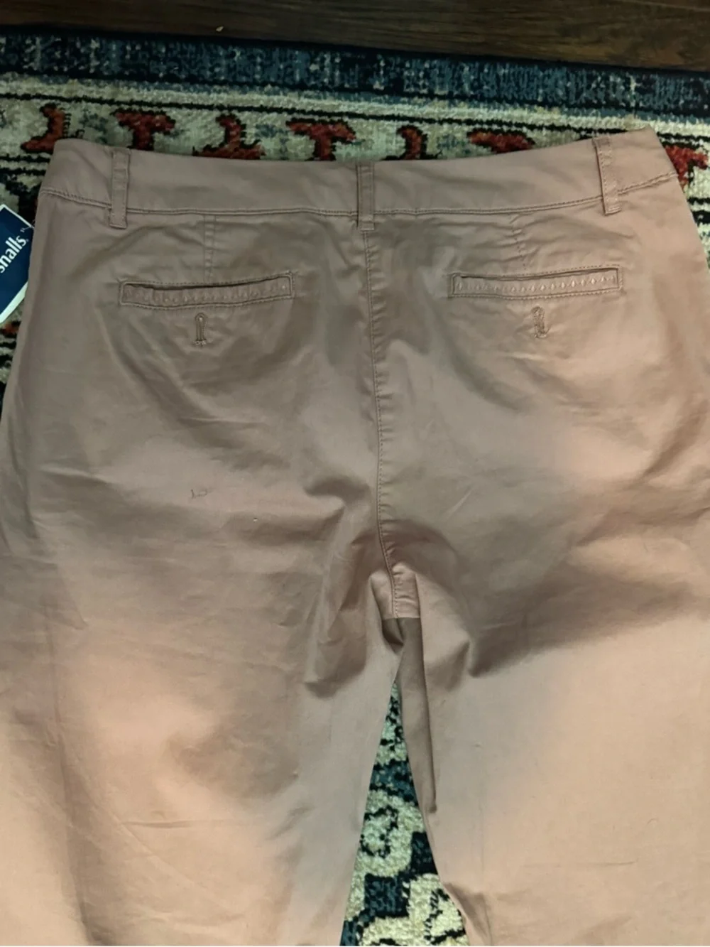 NWT Katherine Barclay Montreal Taupe Pink Lightweight Pants Size 8 - Picture 4 of 5